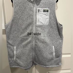 L.L. Bean Heathered Gray Women's Vest